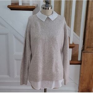 PRIMARK Long Sleeve Tan Shirt Size Medium